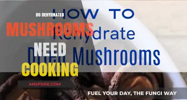 Dehydrated Mushrooms: To Cook or Not Before Eating?