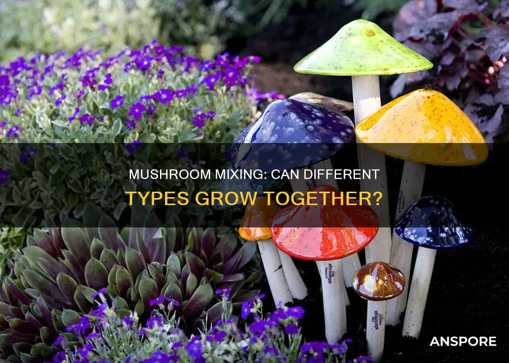 do different mushrooms grown together