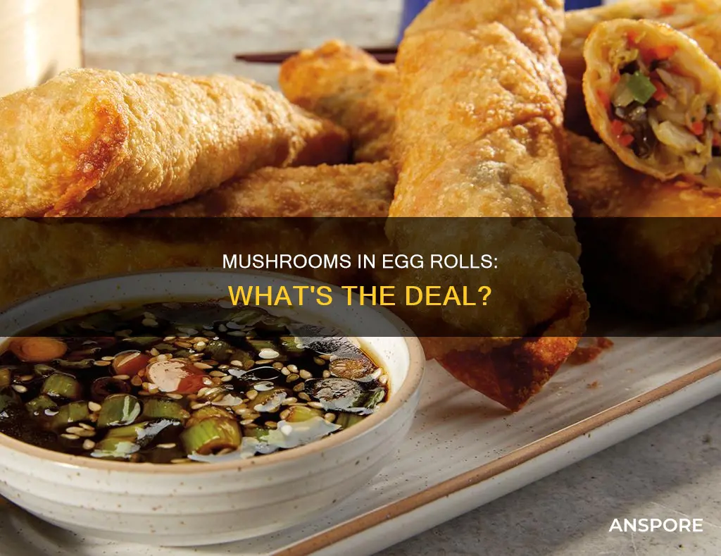 do egg rolls have mushrooms