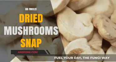 Freeze-Dried Mushrooms: Crunchy, Not Chewy