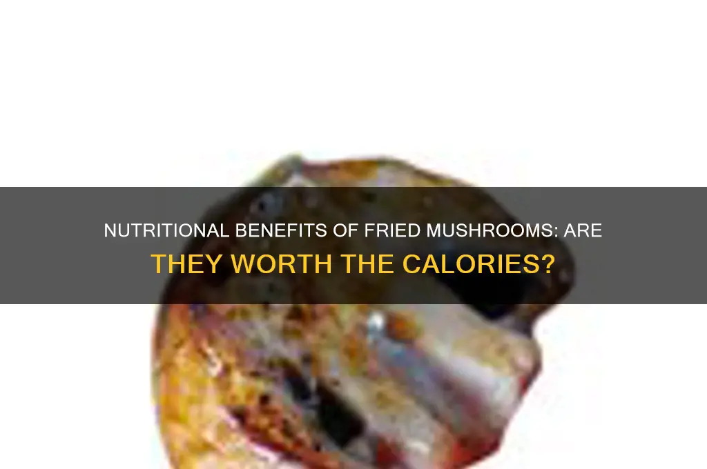 do fried mushrooms have any nutritional value