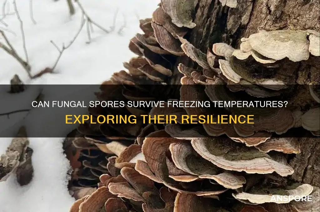 do fungal spores freese