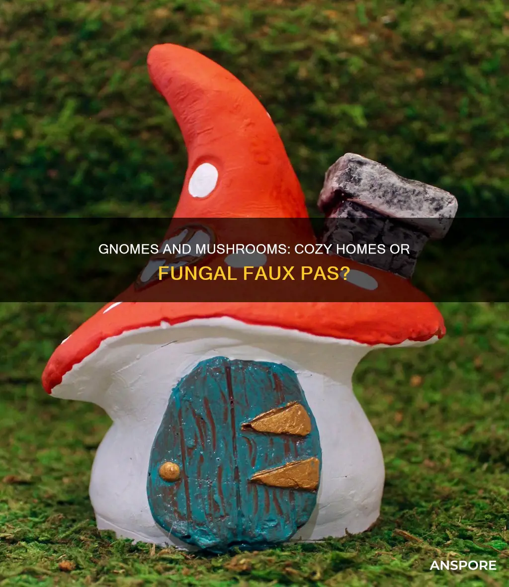 do gnomes live in mushrooms