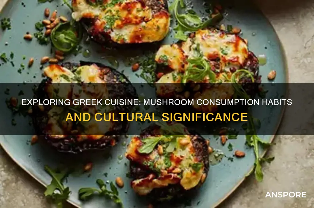 do greeks consume a lot of mushrooms