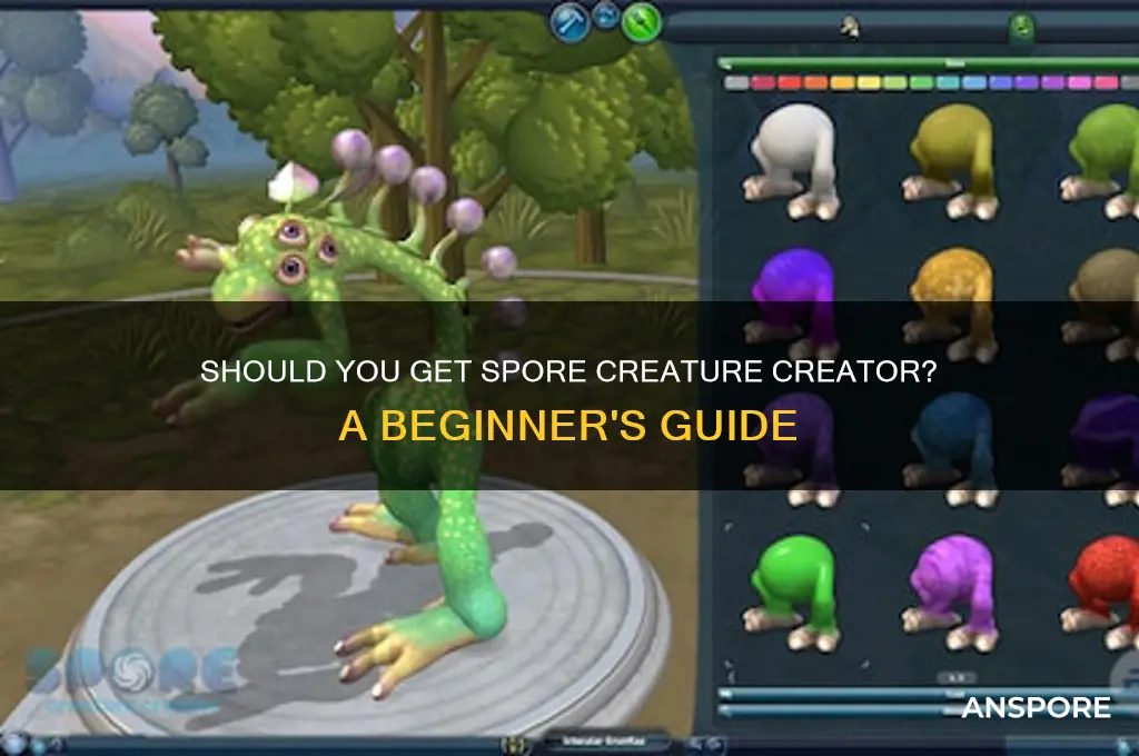 do i need spore creature creator