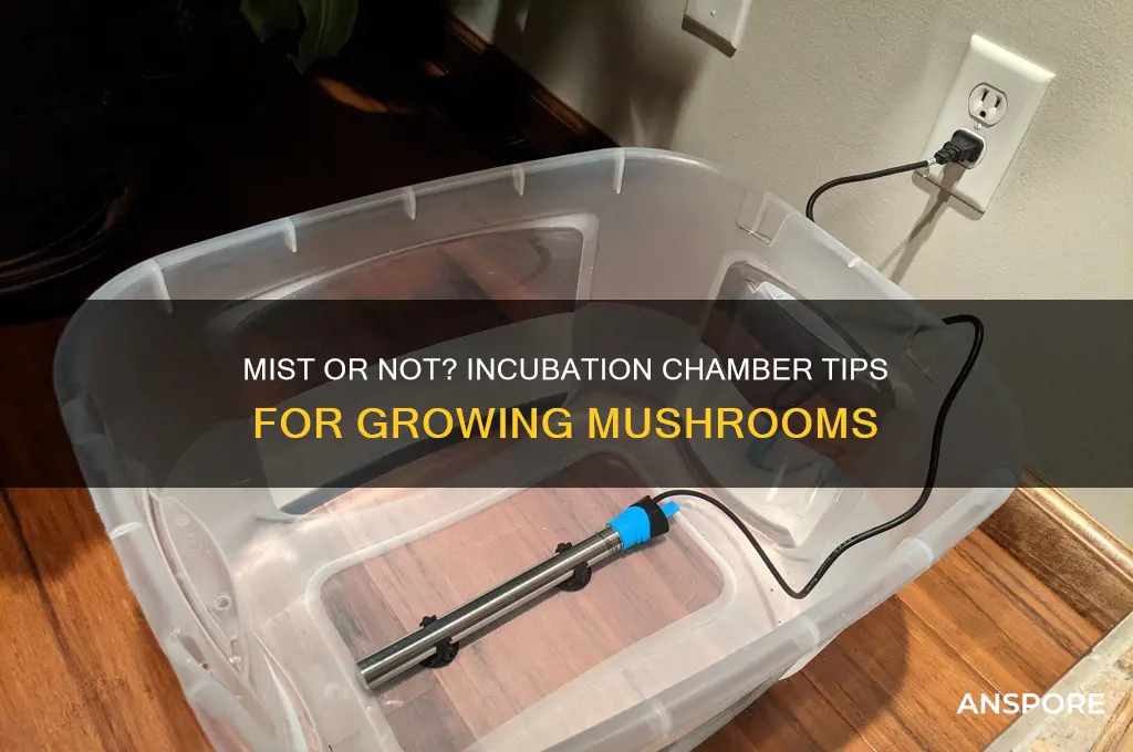 do i uave to mist mushrooms in incubation chamber