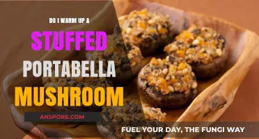 How to Perfectly Warm Up a Stuffed Portabella Mushroom