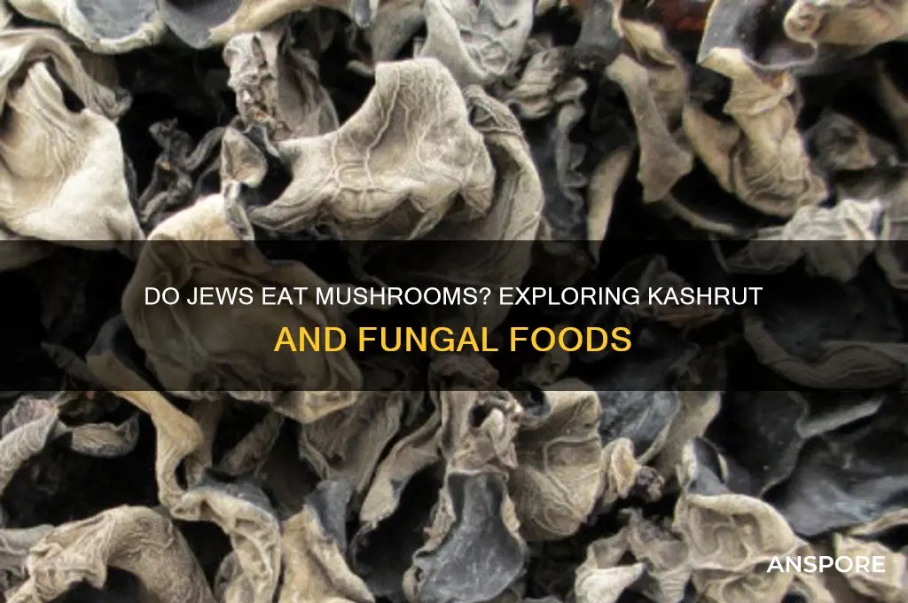 do jews eat mushroom