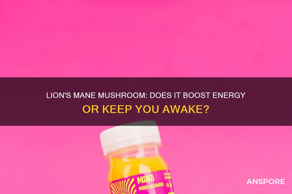 do lions mane mushrooms keep you awake