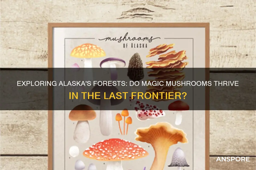 do magic mushrooms grow in alaska