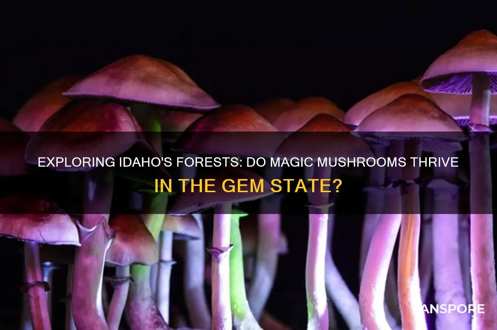 do magic mushrooms grow in idaho