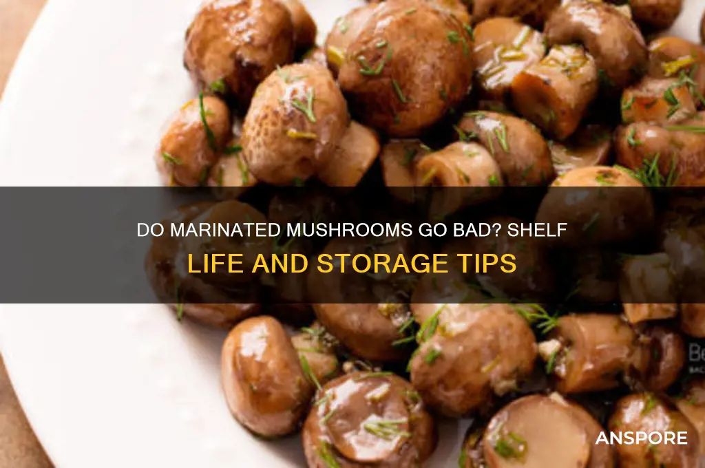 do marinated mushrooms go bad