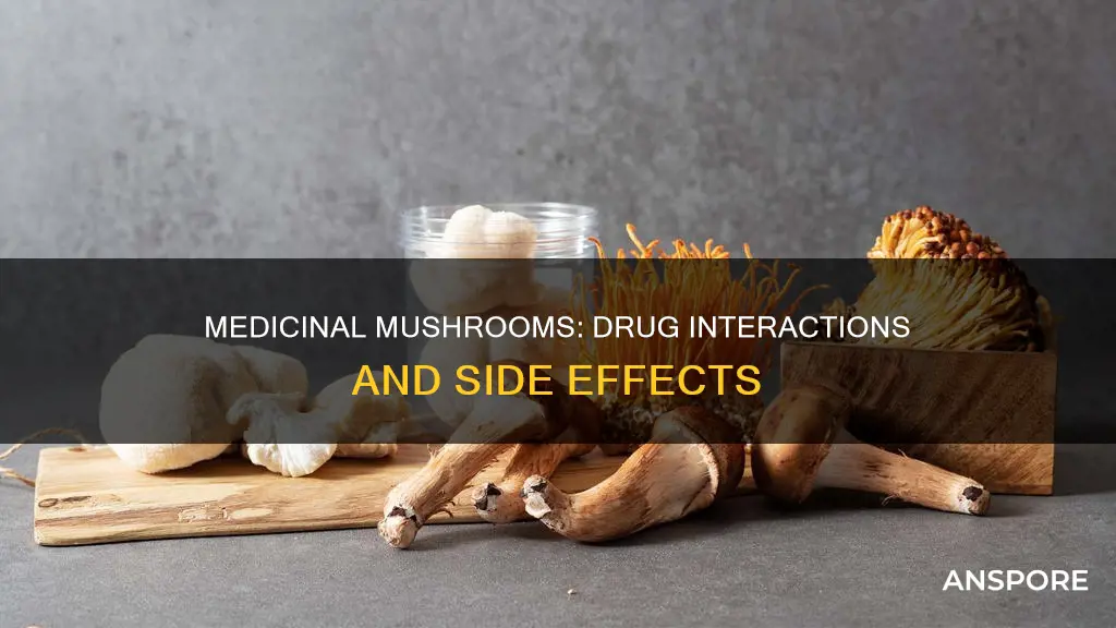 do medicibal mushrooms interfere with