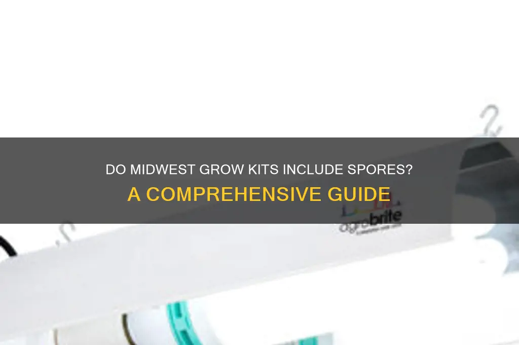 do midwest grow kits come with spores