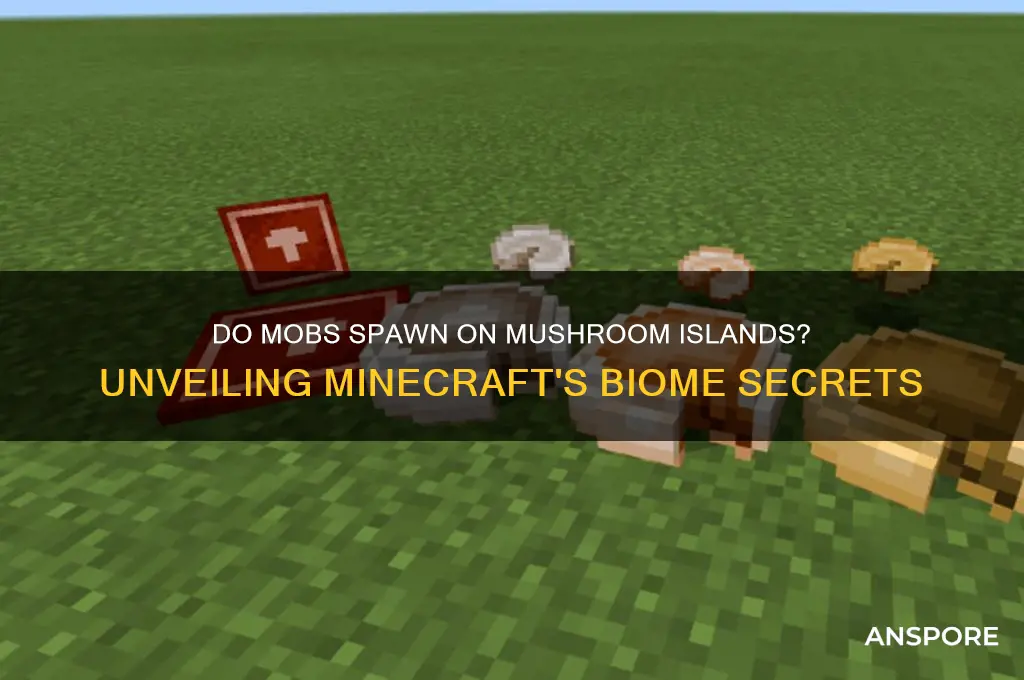 do mobs spawn on mushroom islands