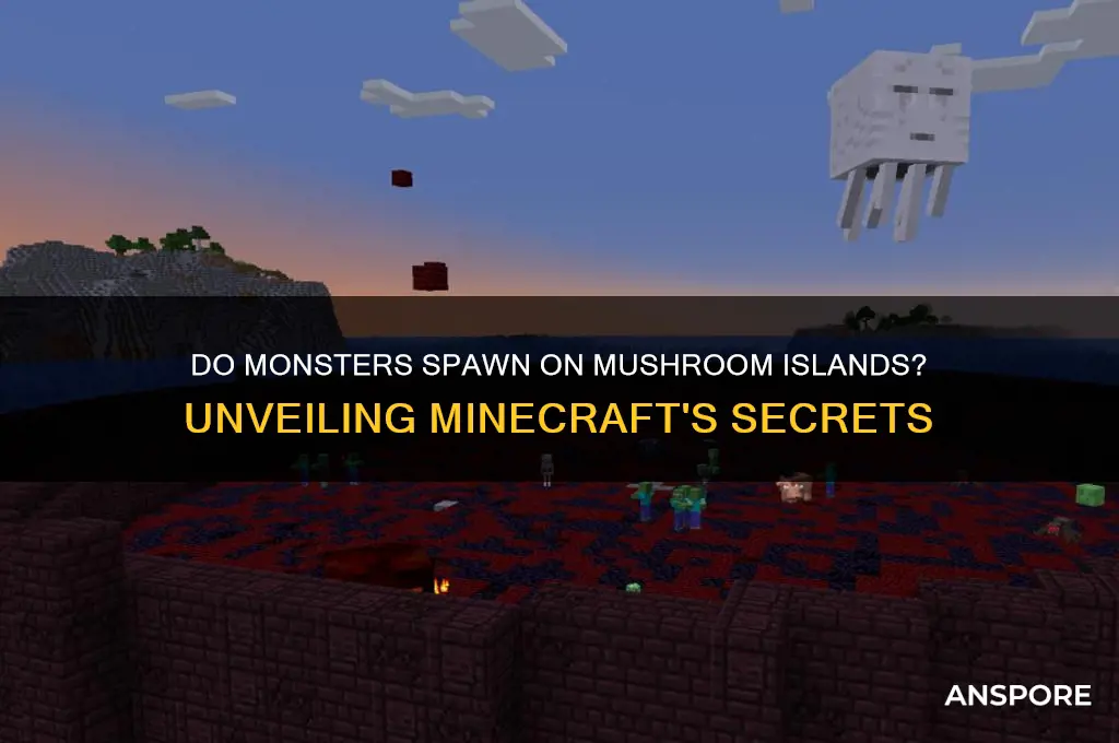 do monsters spawn on mushroom islands
