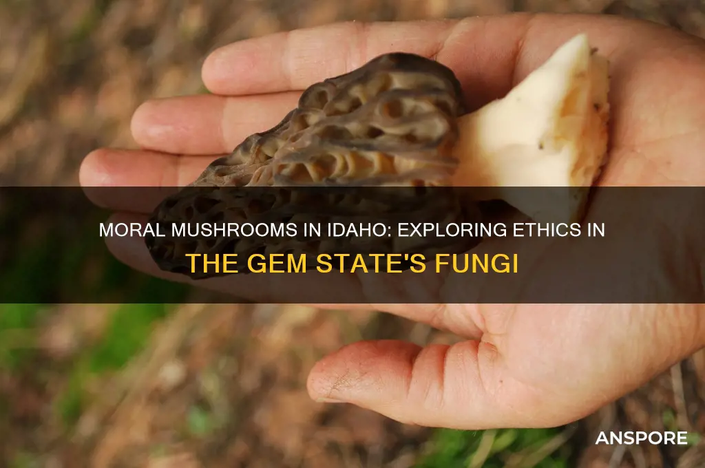 do moral mushrooms grow in idaho