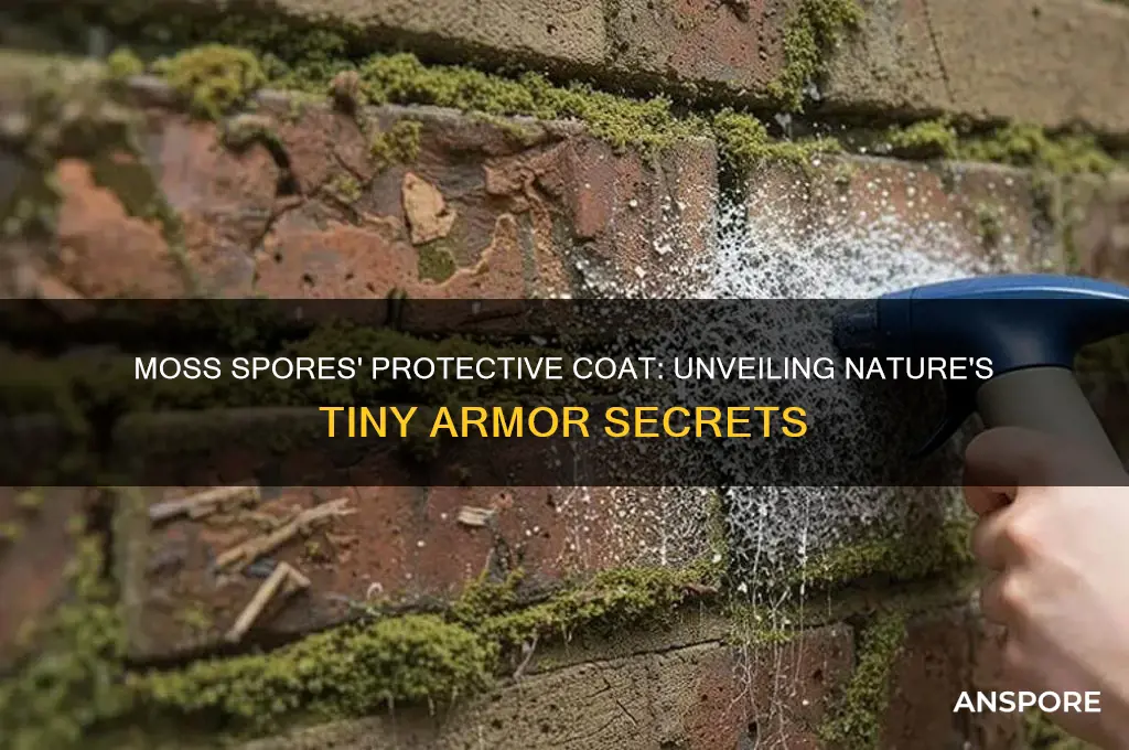 do mosses have a protective coat on their spores