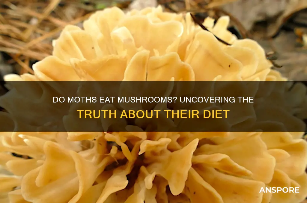 do moths eat mushrooms