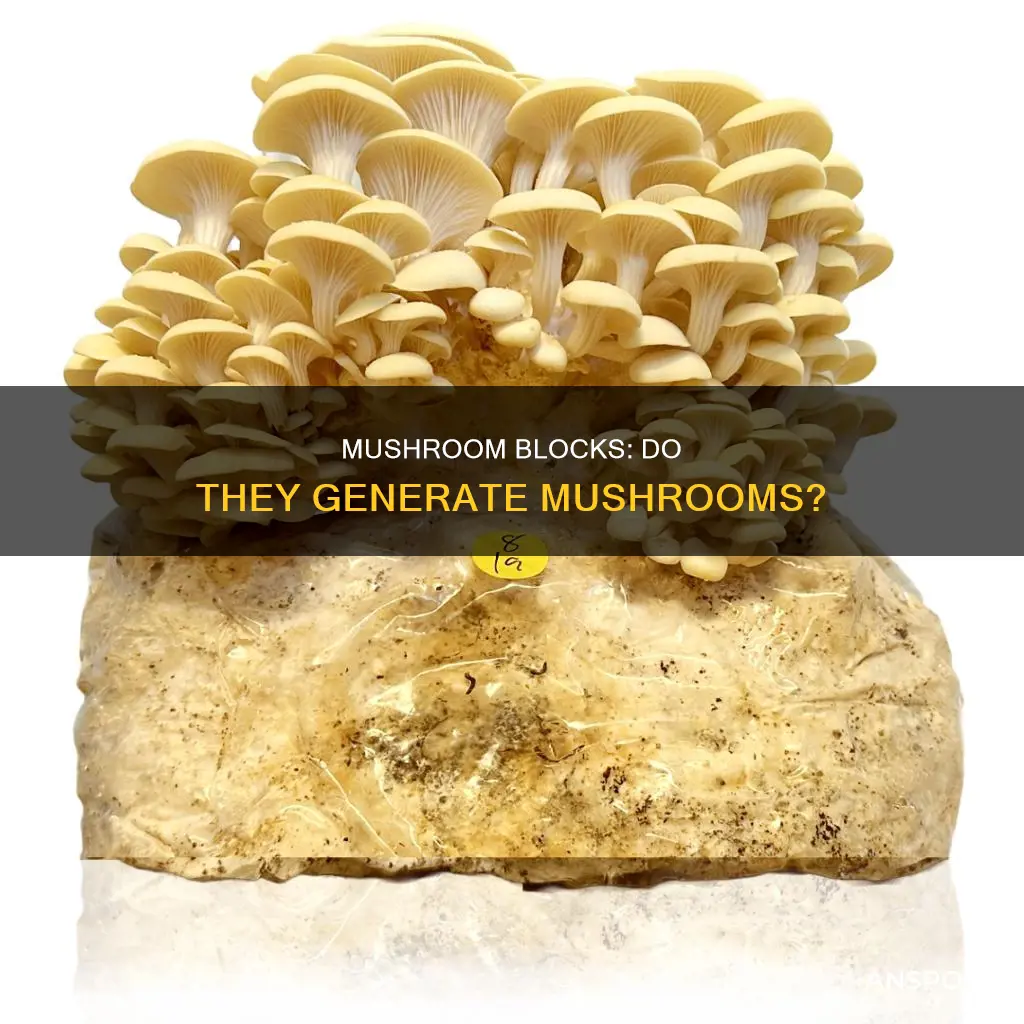 do mushroom blocks generate mushrooms