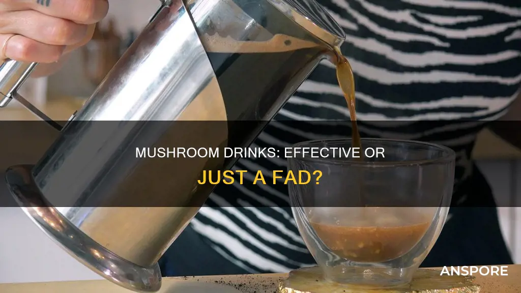 do mushroom drinks really work