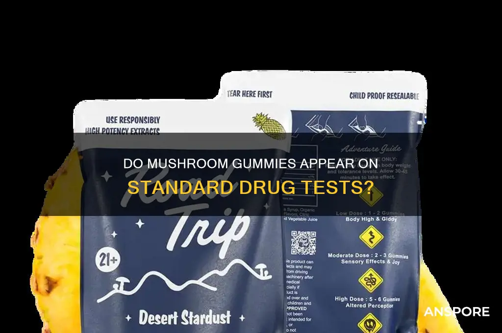 do mushroom gummies show up on drug test