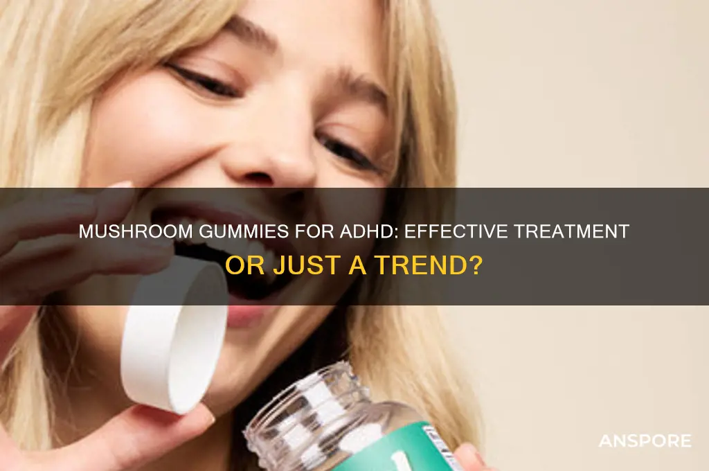 do mushroom gummies work for adhd