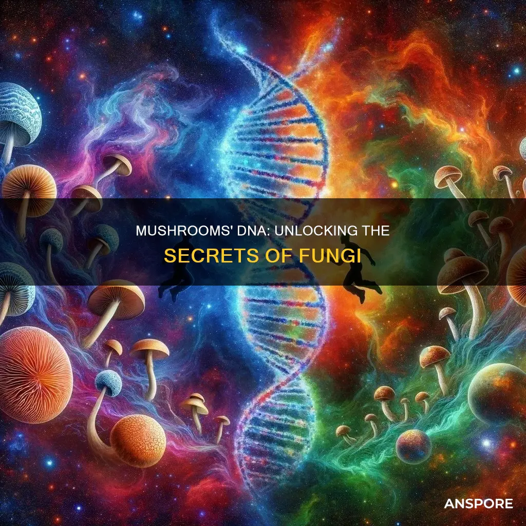 do mushroom have dna