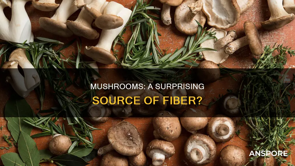 do mushroom have fiber