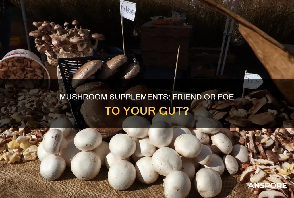 do mushroom supplements cause diarrhea