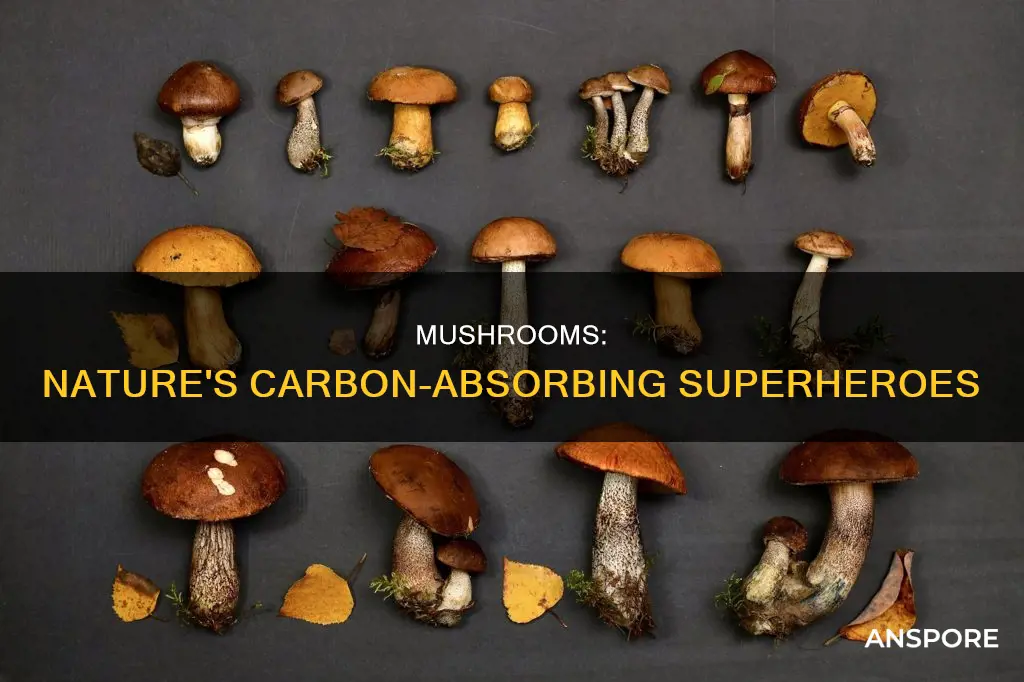 do mushrooms absorb carbon
