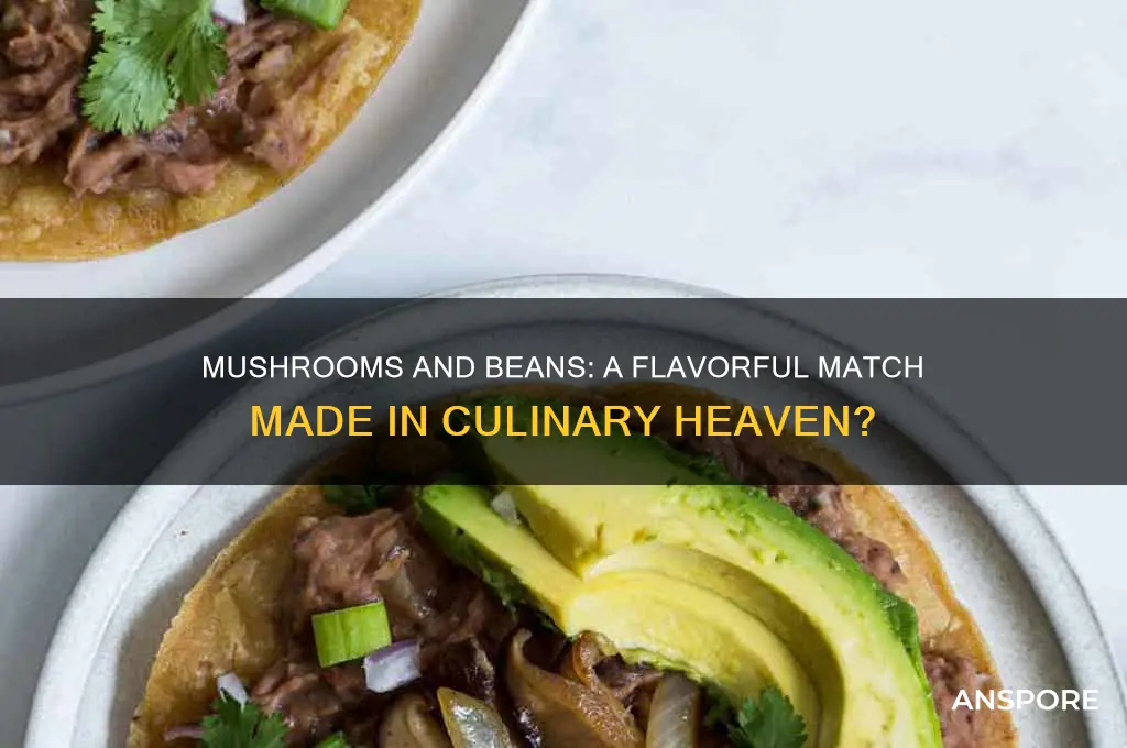 do mushrooms and beans go together