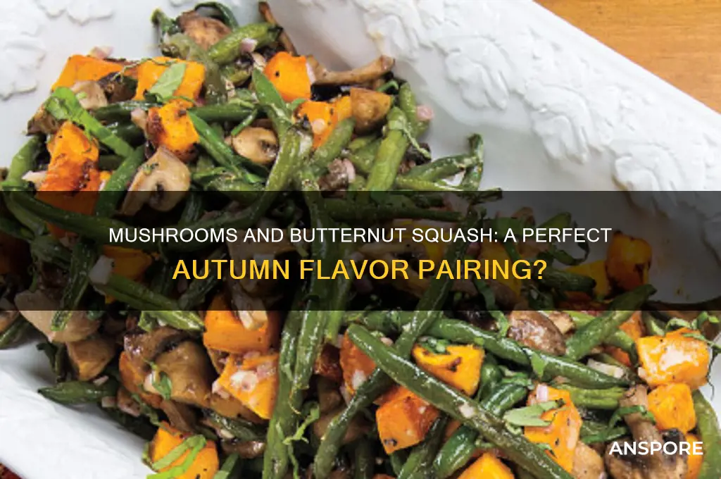 do mushrooms and butternut squash go together