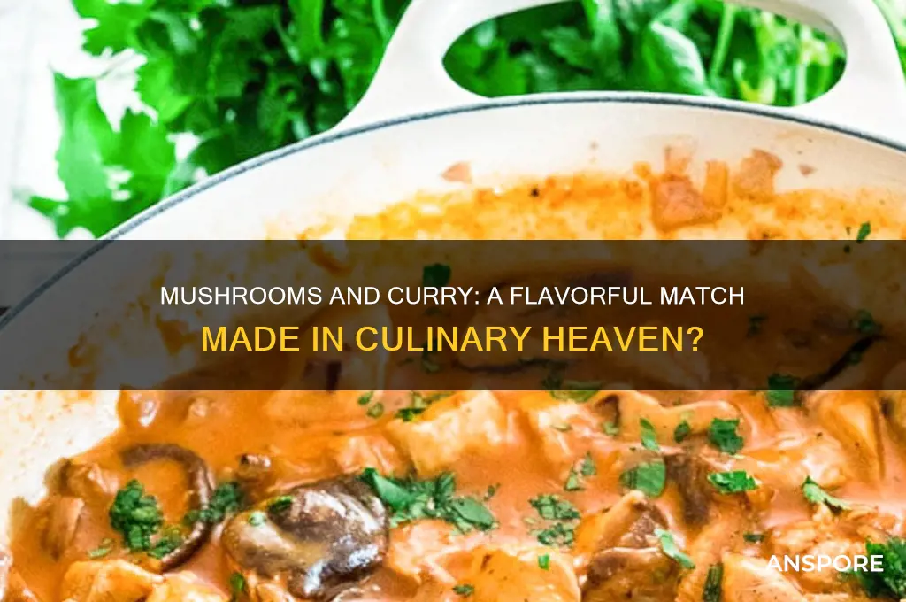 do mushrooms and curry go together