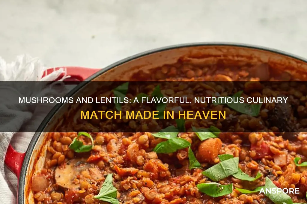 do mushrooms and lentils go together