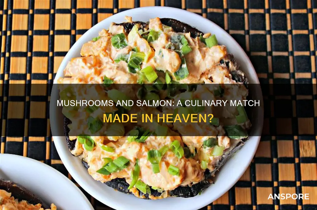 do mushrooms and salmon go together