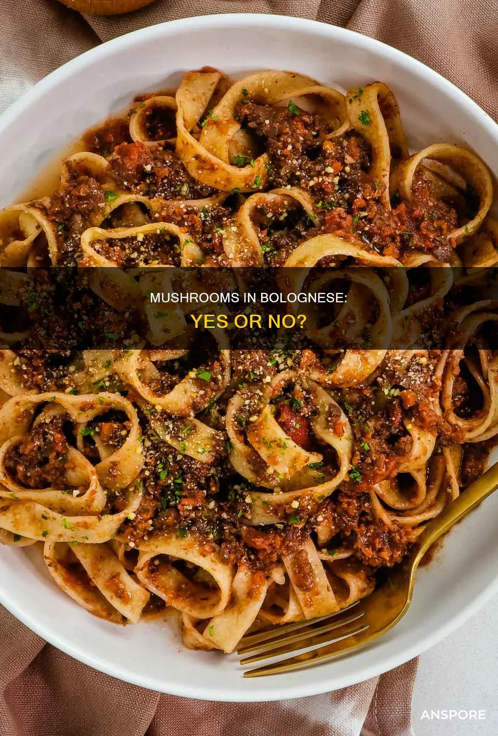do mushrooms belong in bolognese