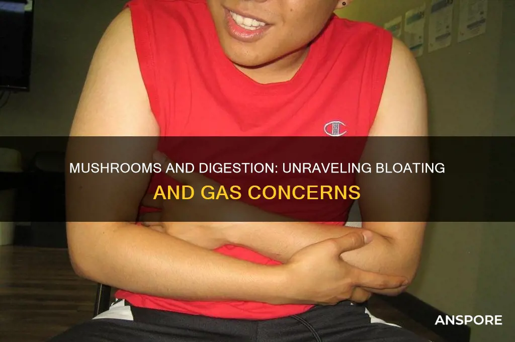 do mushrooms cause bloating and gas