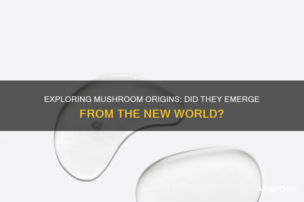 do mushrooms come from the new world