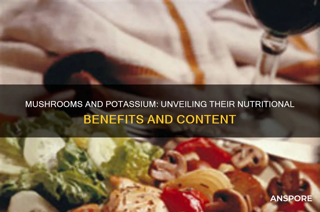 do mushrooms contain a lot of potassium