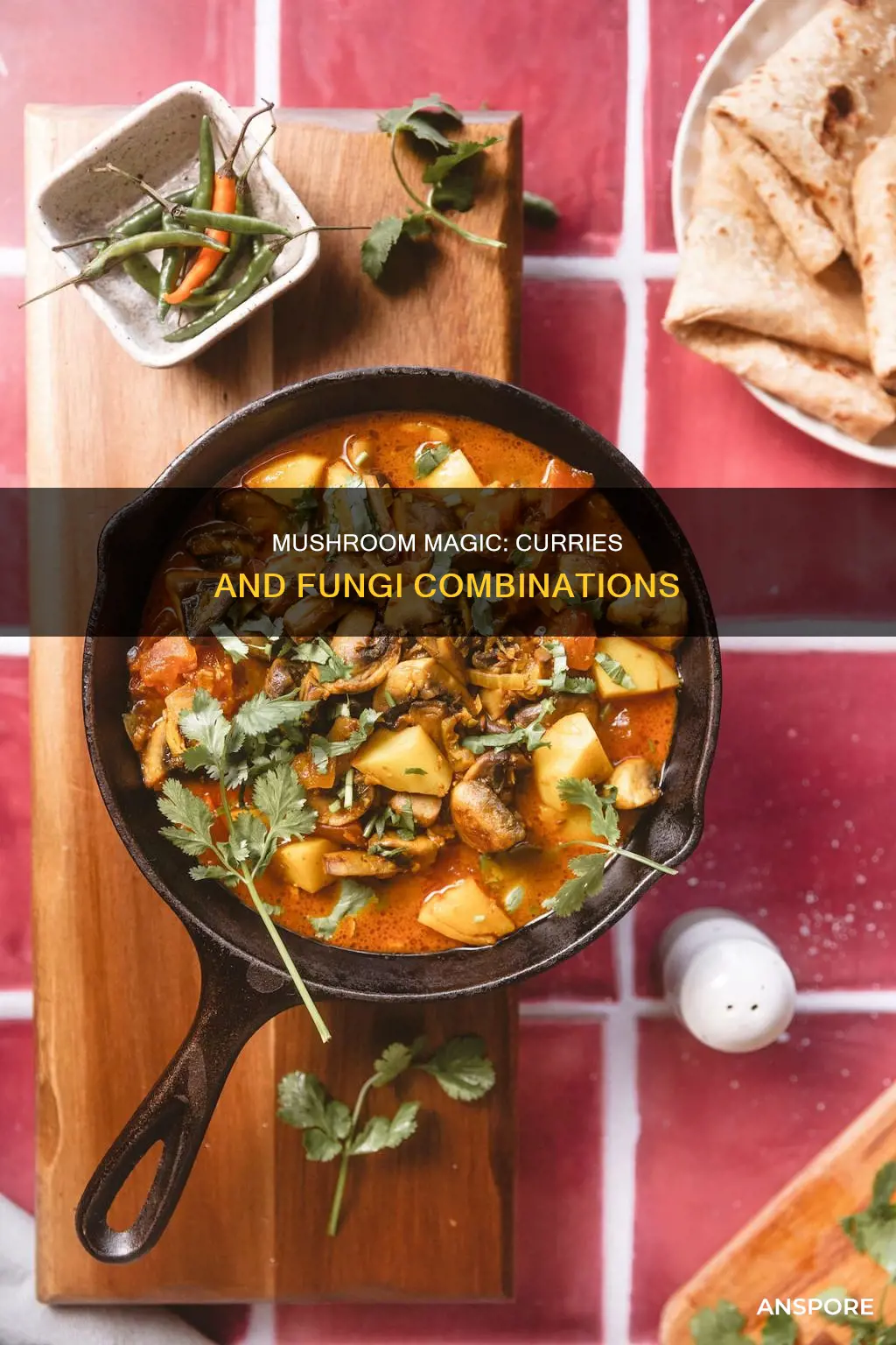 do mushrooms go in curry