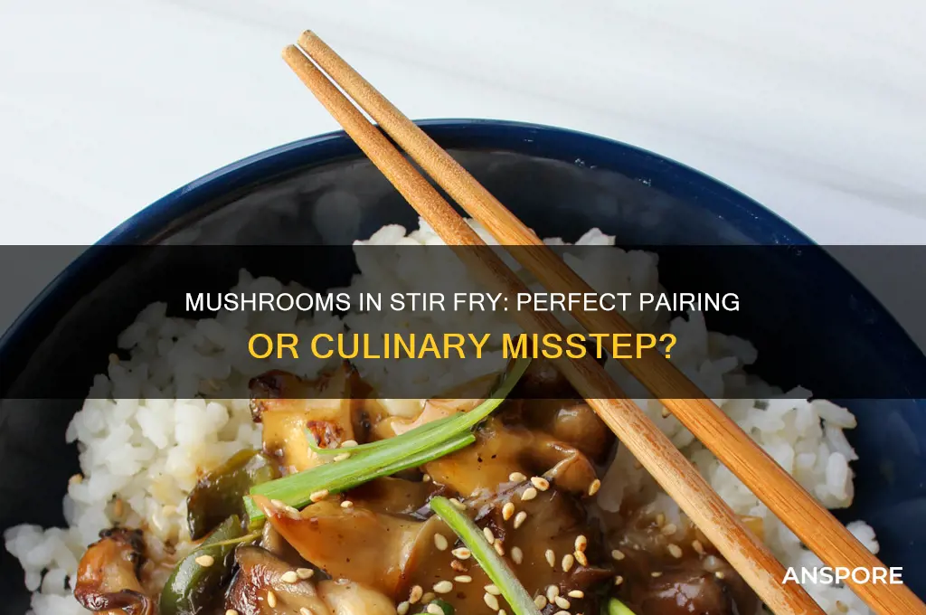 do mushrooms go in stir fry