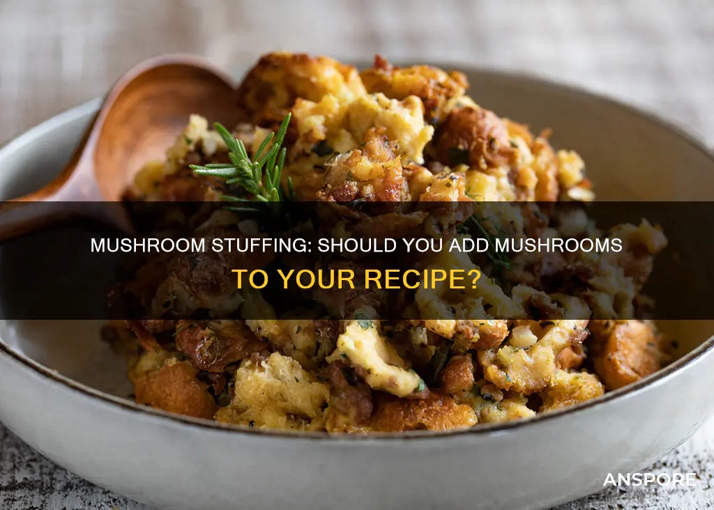 do mushrooms go in stuffing