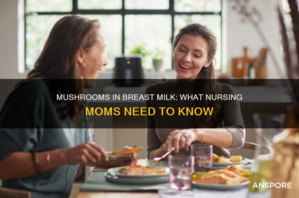 do mushrooms go through breast milk