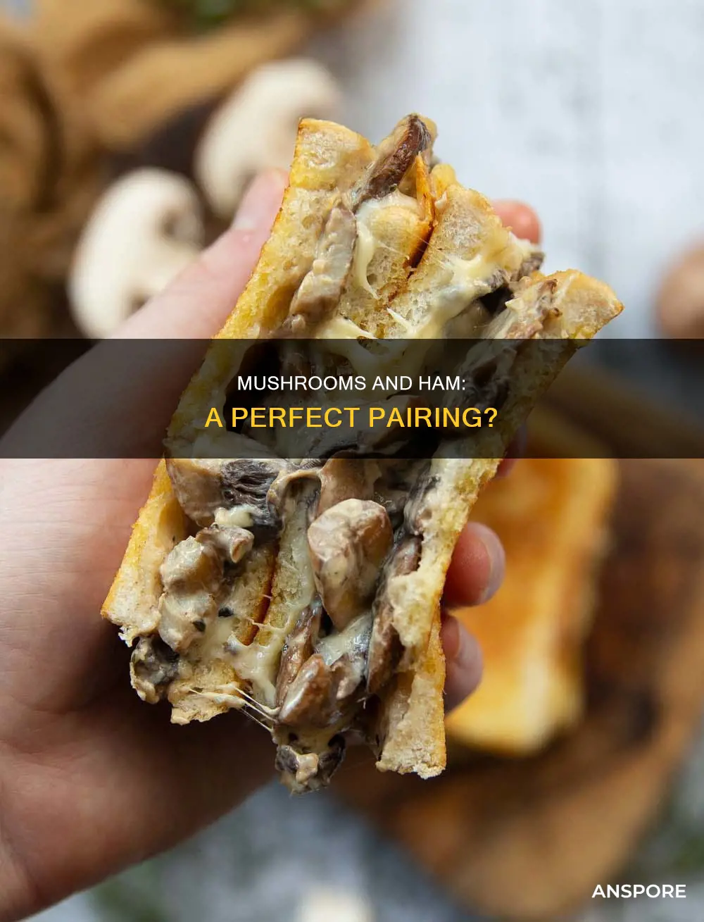 do mushrooms go with ham