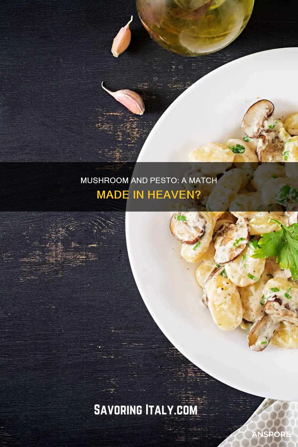 do mushrooms go with pesto