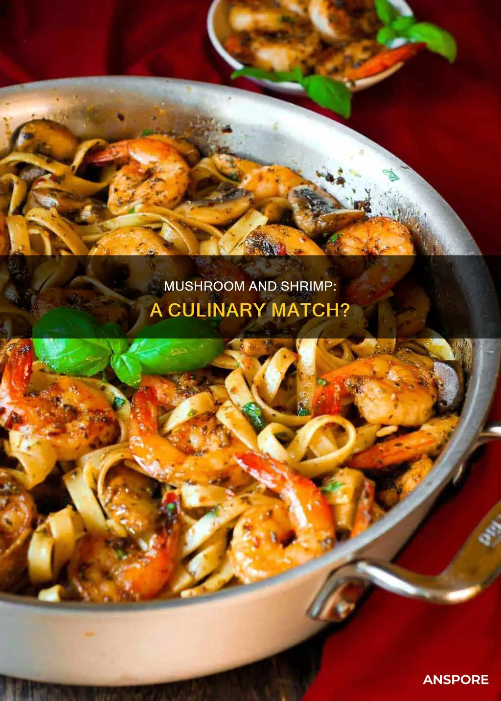 do mushrooms go with shrimp