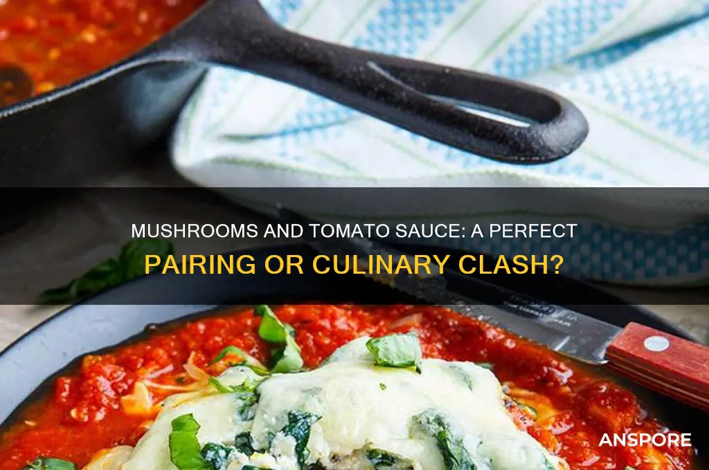 do mushrooms go with tomato sauce