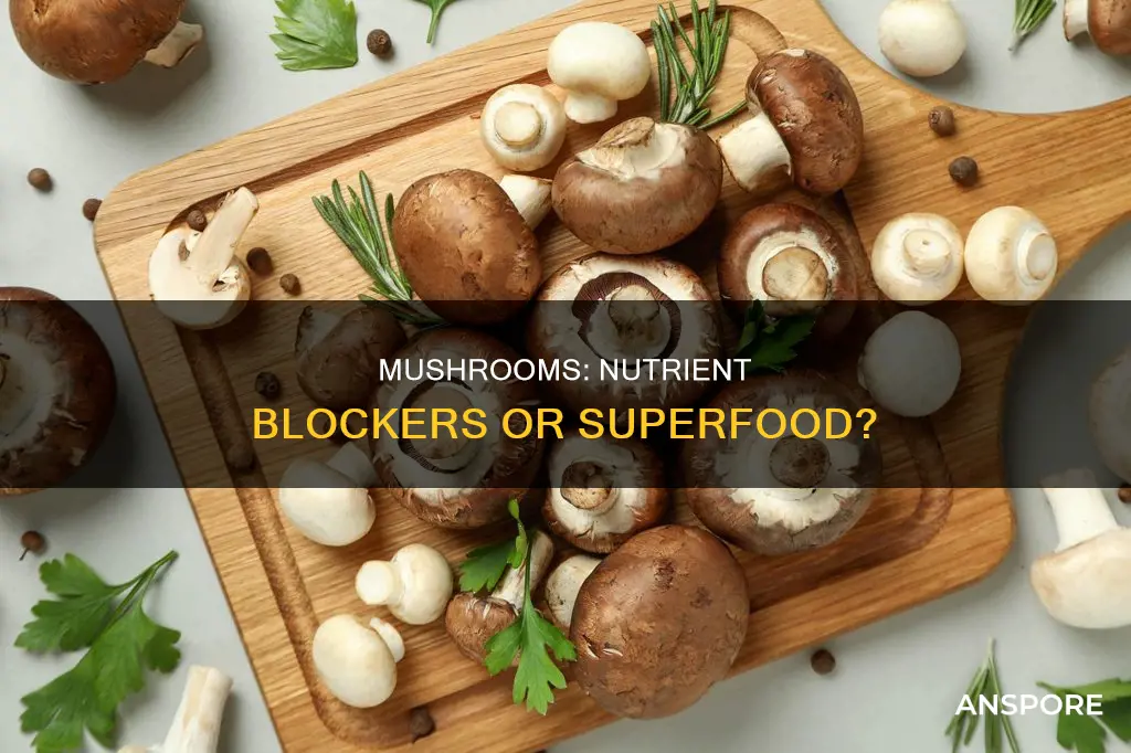 do mushrooms have antinutrients