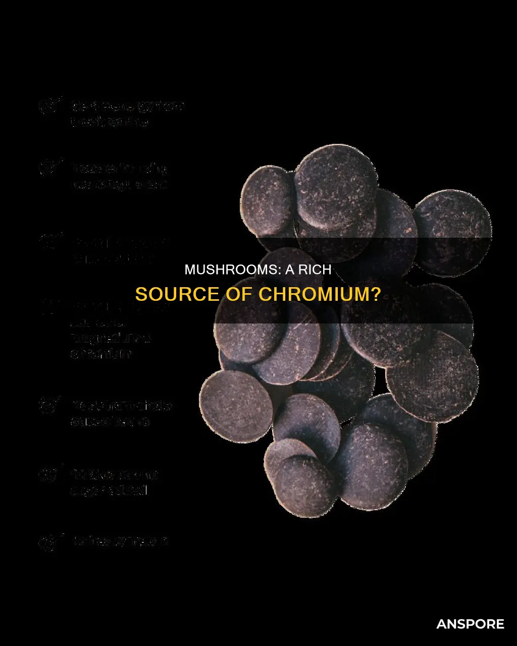 do mushrooms have chromium